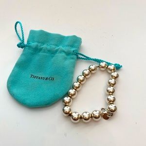 Tiffany authentic bead bracelet 925 silver